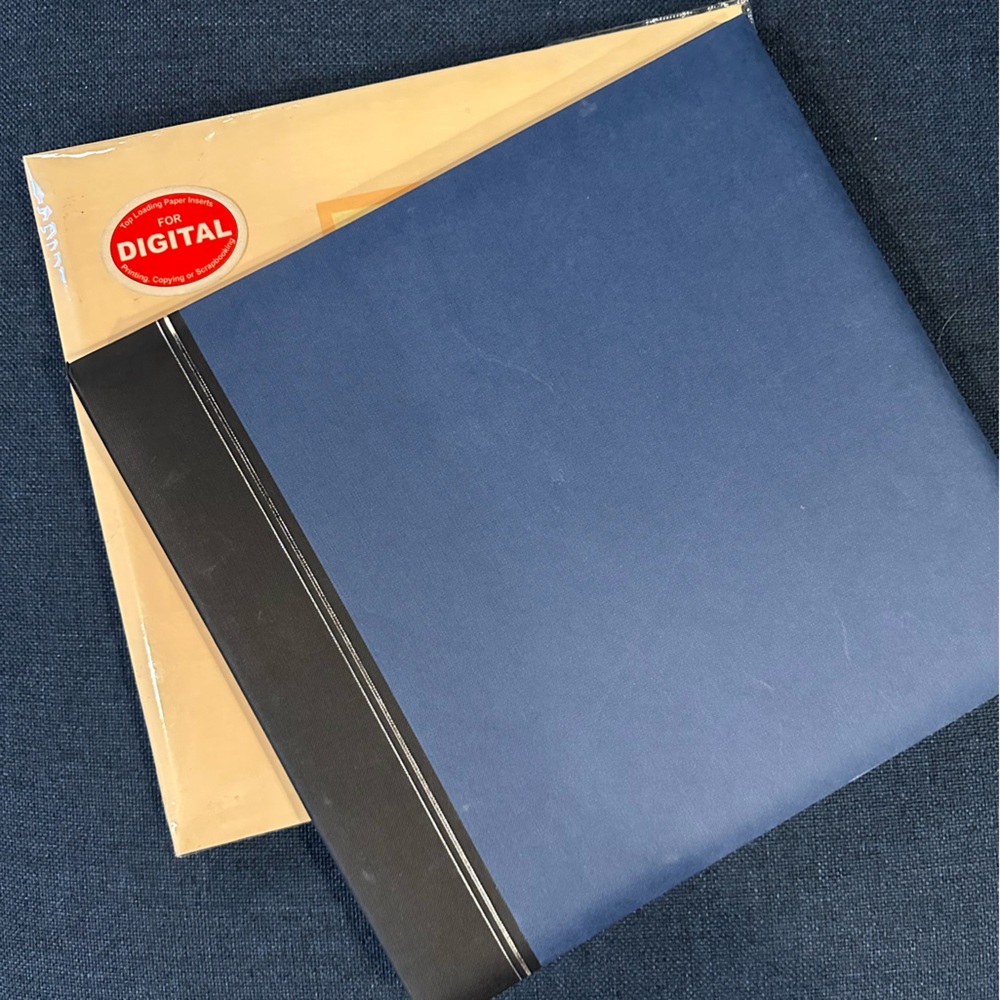 Set of 2 12”x12” scrapbooks